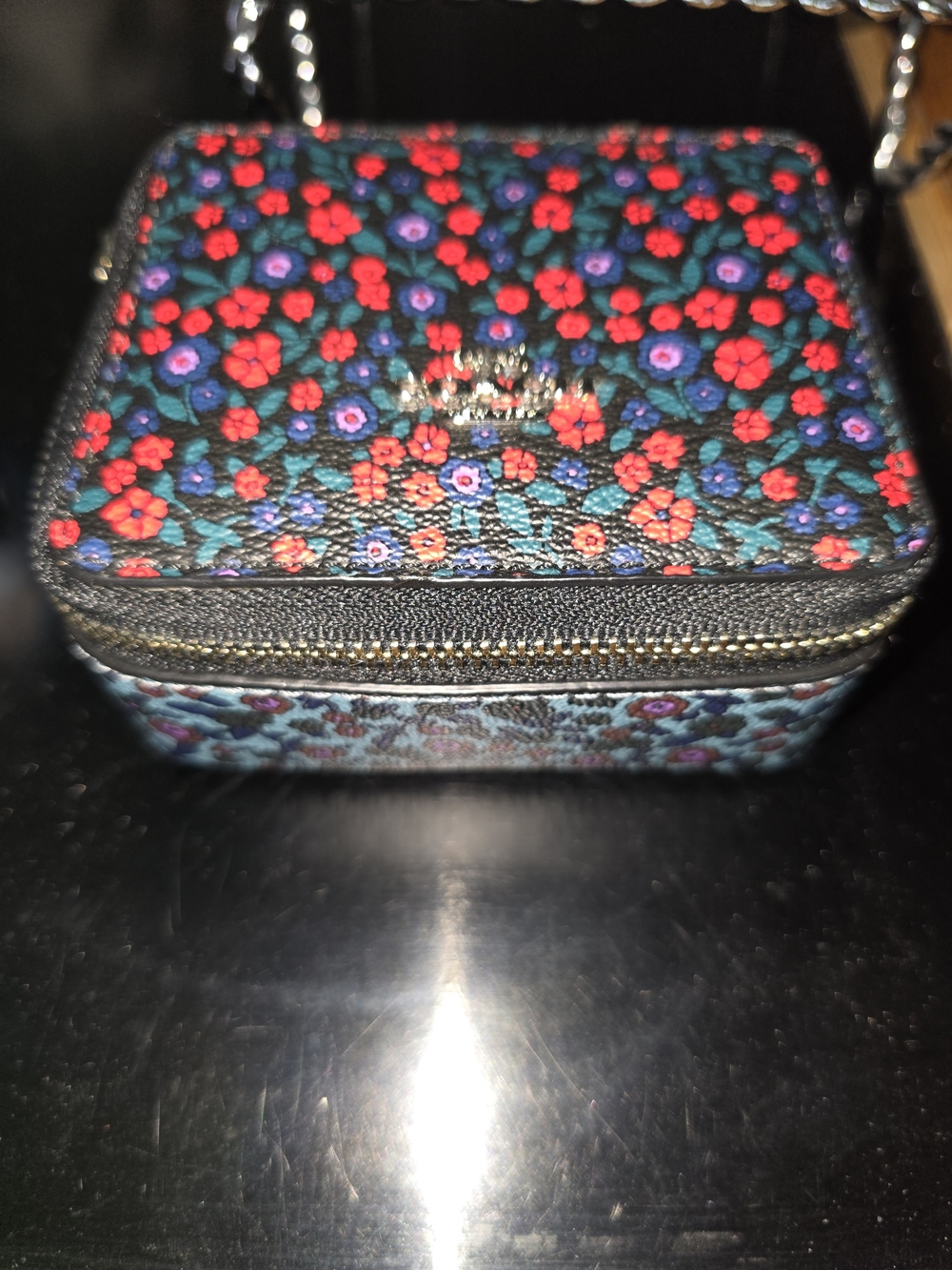 Coach Ranch Floral Travel Jewelry Box Case